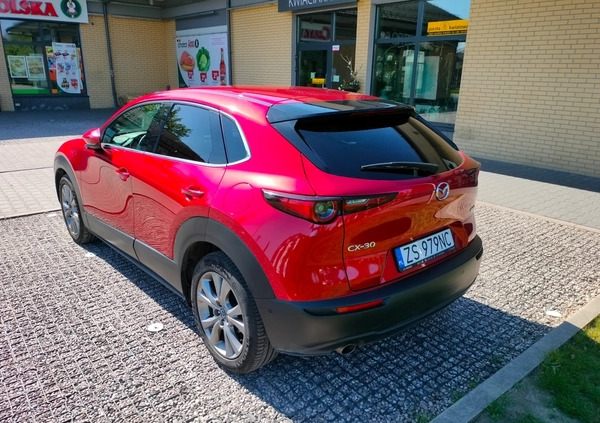 Mazda CX-30 cena 120000 przebieg: 45000, rok produkcji 2020 z Szczecin małe 137